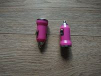 Автомобільний зарядний пристрій від прикурювача 2 USB 12 - 24 V  1 A