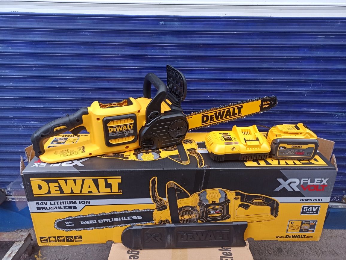 Аккумуляторная пила DeWalt DCM575X1 с акк+ЗУ, 54V/9Ah, ДеВольт ДСМ575х