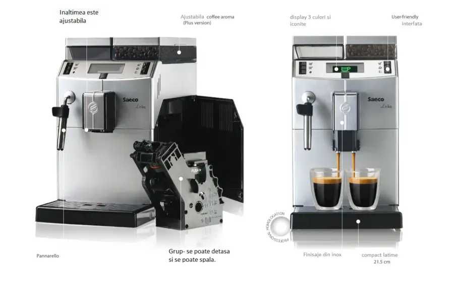 Кавоварка з кавомолкою Saeco Saeco Lirika Plus Cappuccino RI9841