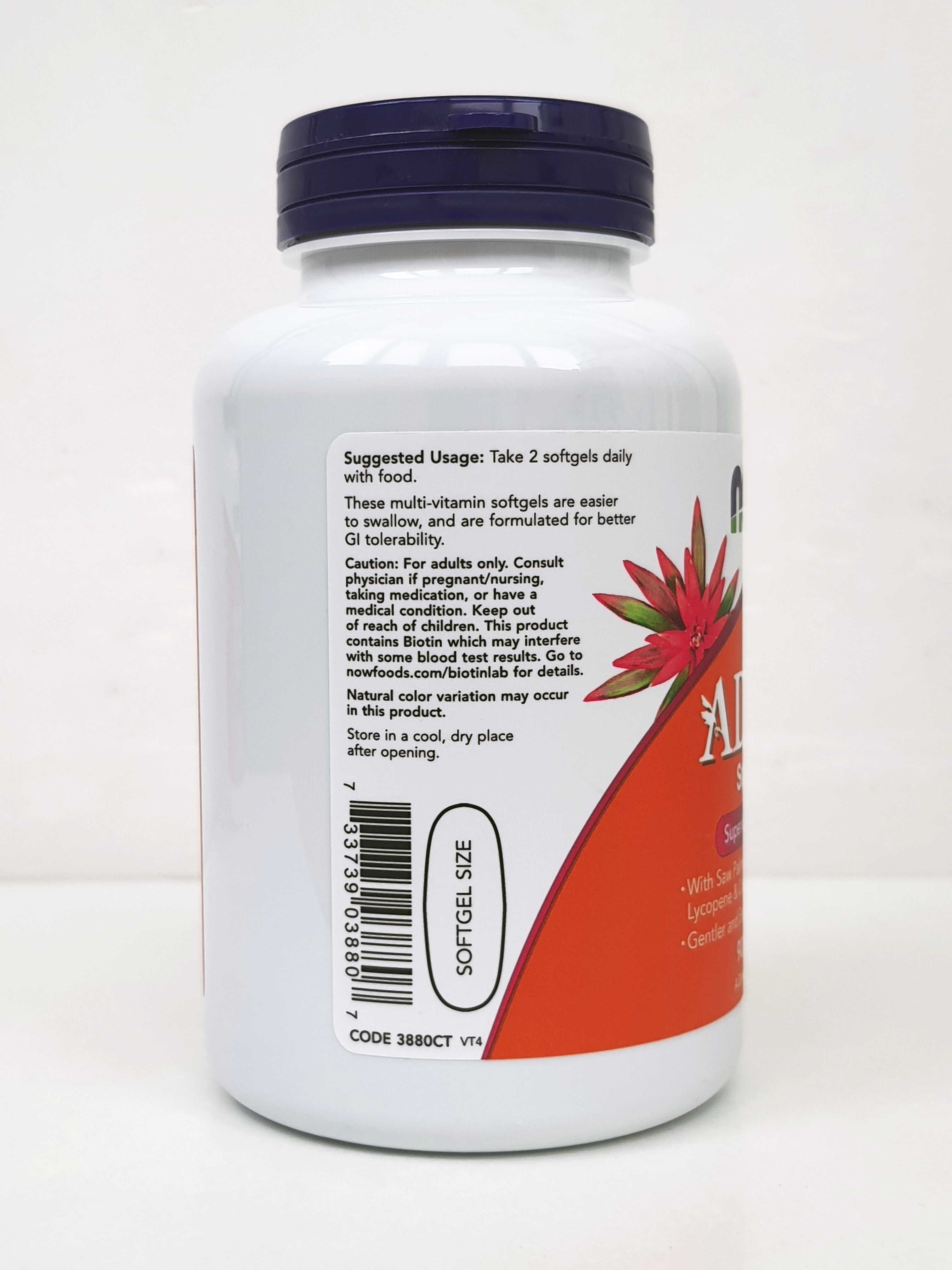 Вітаміни для чоловіків Now Foods ADAM (АДАМ), 90 капсул