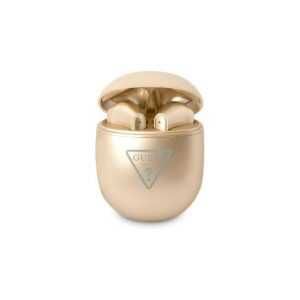 NOVOS - Auriculares Guess Bluetooth TWS Earbuds Gold Triangle