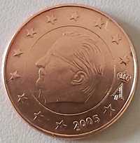 5 Cêntimos de 2005 da Bélgica, Alberto II