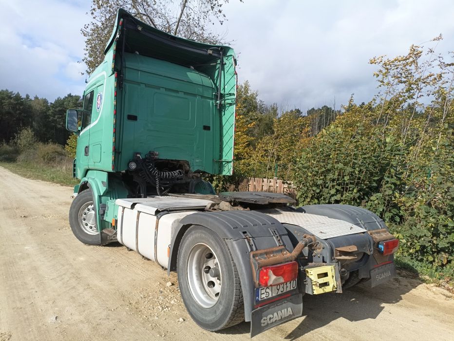 Scania r 420 ruchoma podłoga tarczka hydraulika