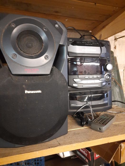 Wieża philips i panasonic