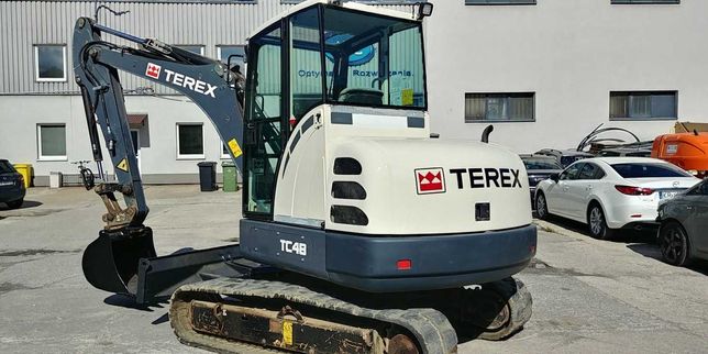 Koparka Terex TC48, 5 ton 2013r, szybkozłacze ( nie CAT Kubota Volvo )