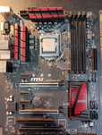 Motherboard MSI z170A gaming pro com CPU intel i7 6700