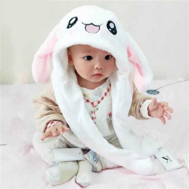 Карнавальная шапка с подсветкой и поднимающимися ушами (зайчик\пикачу)