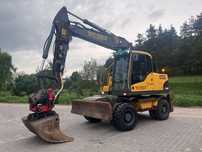 Volvo EW160C  Rototilt Indexator * SVAB * System 3D Leica * Pług + podpory