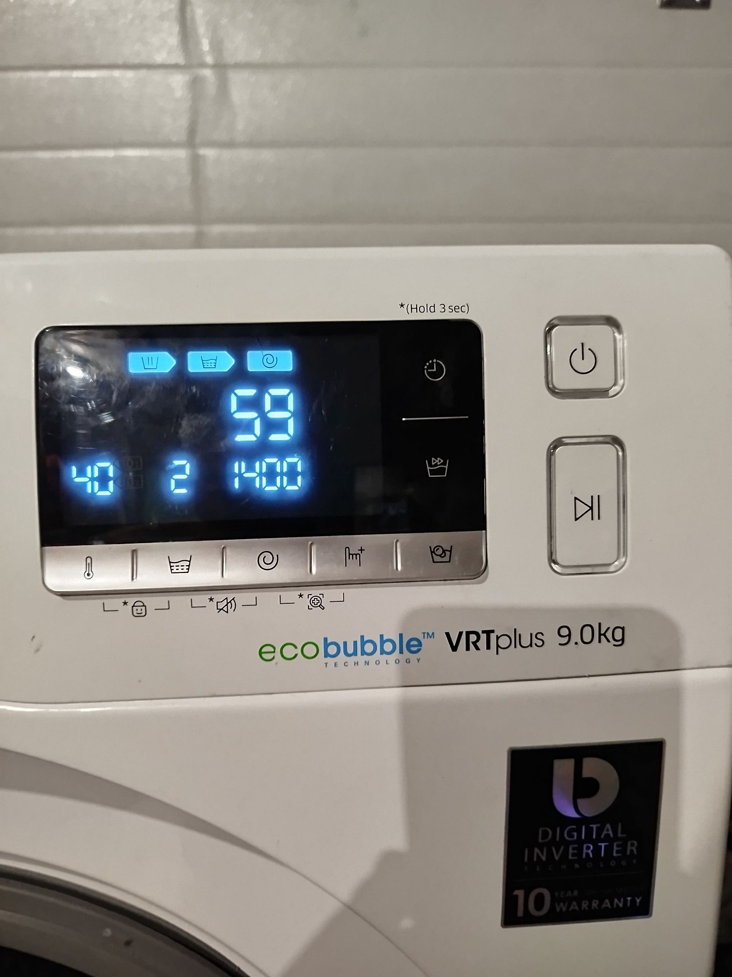 Пральна машина Samsung 9 кг, Eco Bubble,