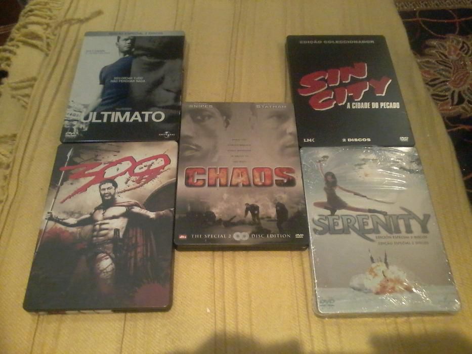 DVD Filmes - Caixas metalicas Colecionador Diversas