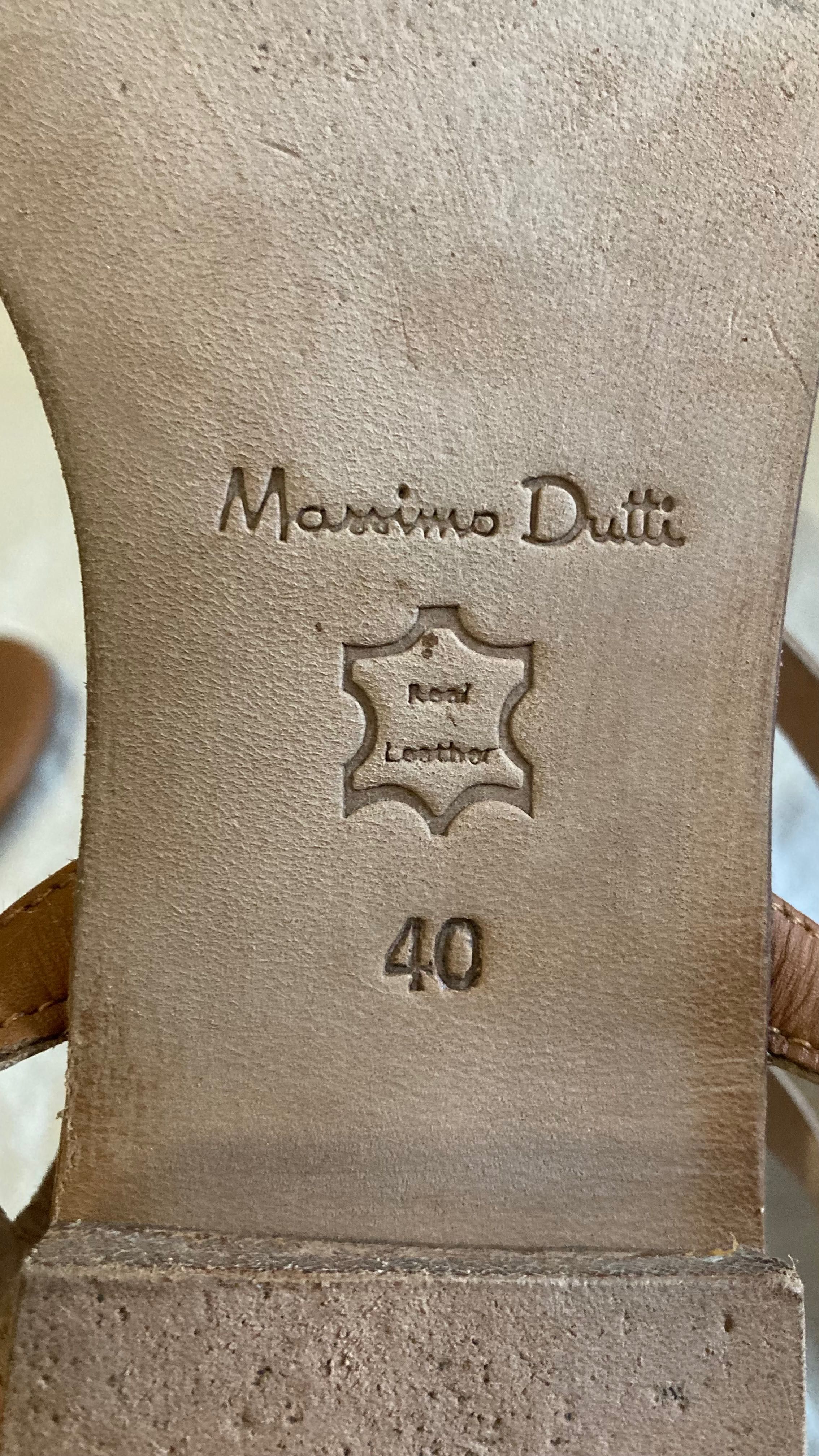 Sandałki damskie Massimo Dutti rozm. 40