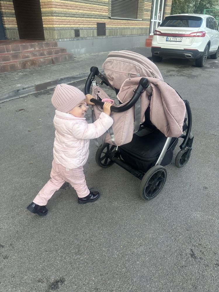 Коляска Baby Design Bueno Pink