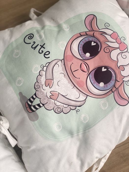 Бортики в дитяче ліжко, захист в ліжечко