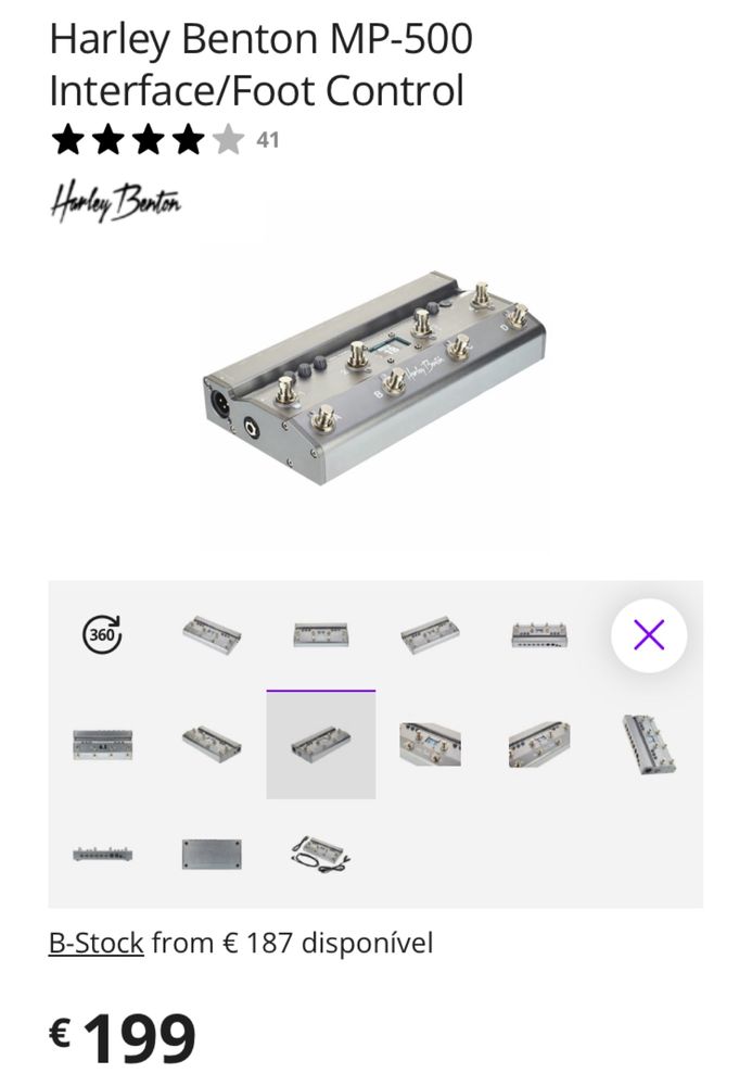 ( NOVO ) Harley Benton MP-500 Interface/Foot Control