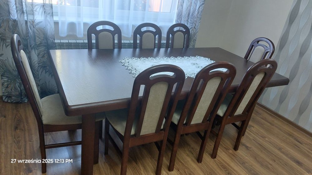 Stół + 10 krzeseł