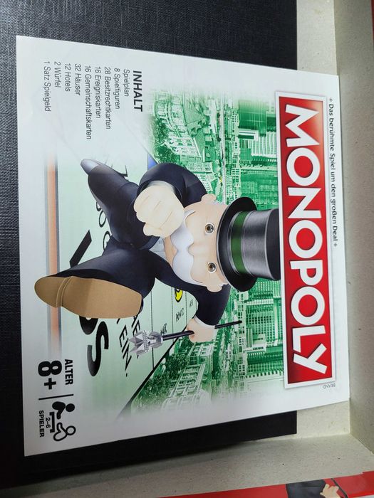 Monopoly (Alemao) - Jogo de Tabuleiro Monopolio - Novo e selado