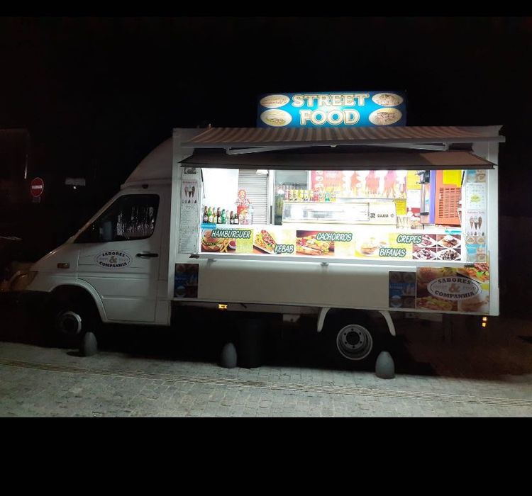 Carrinho Mercedes benz-  street food