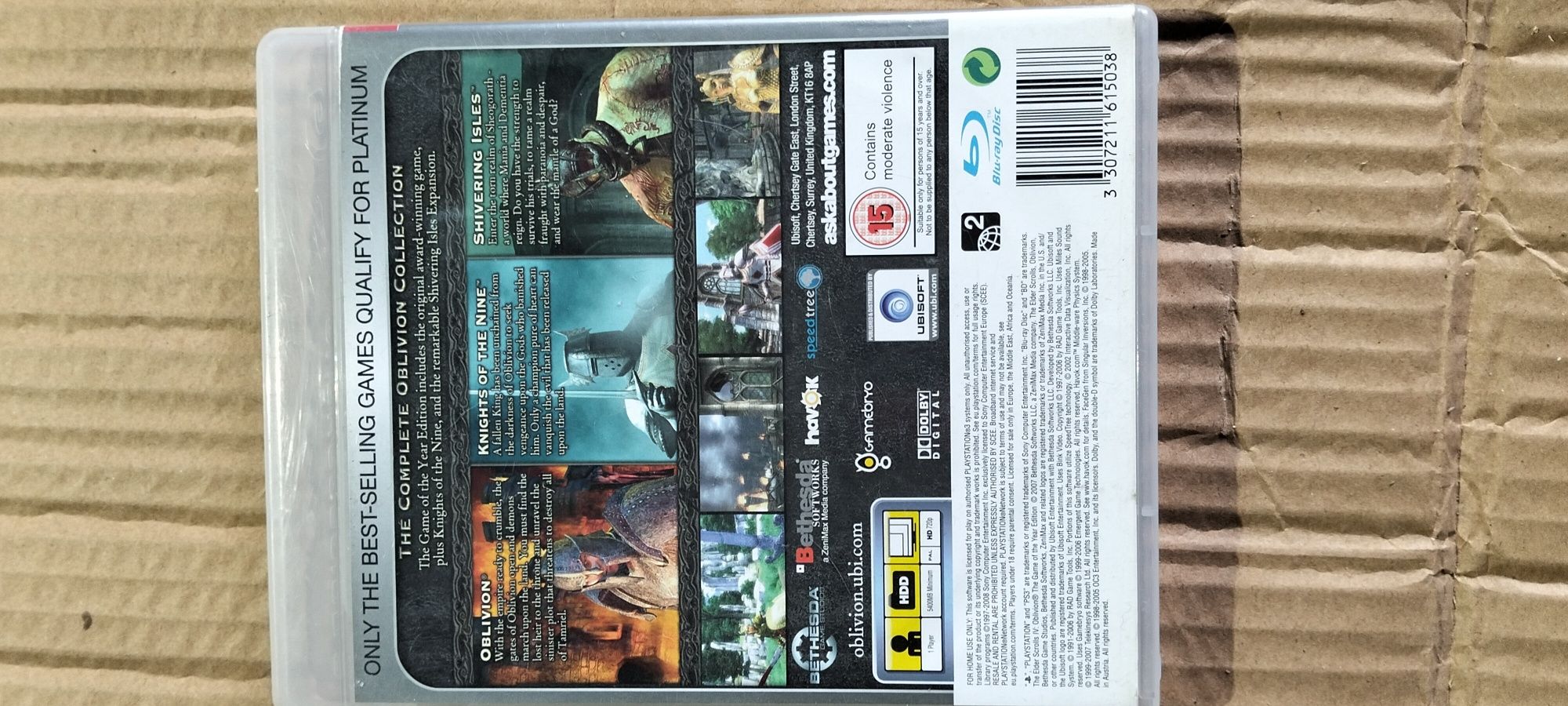 The elder scrolss 4 oblivion ps3