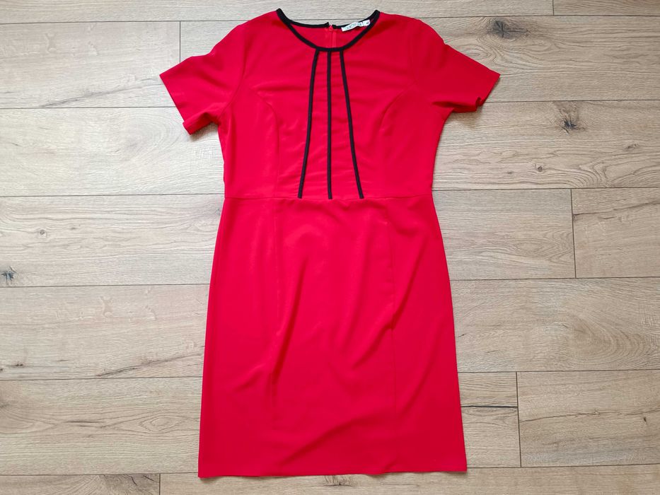 sukienka czerwona QUIOSQUE wizytowa 42 44 XL