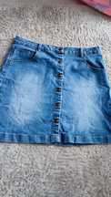 Spódnica jeansowa mini L