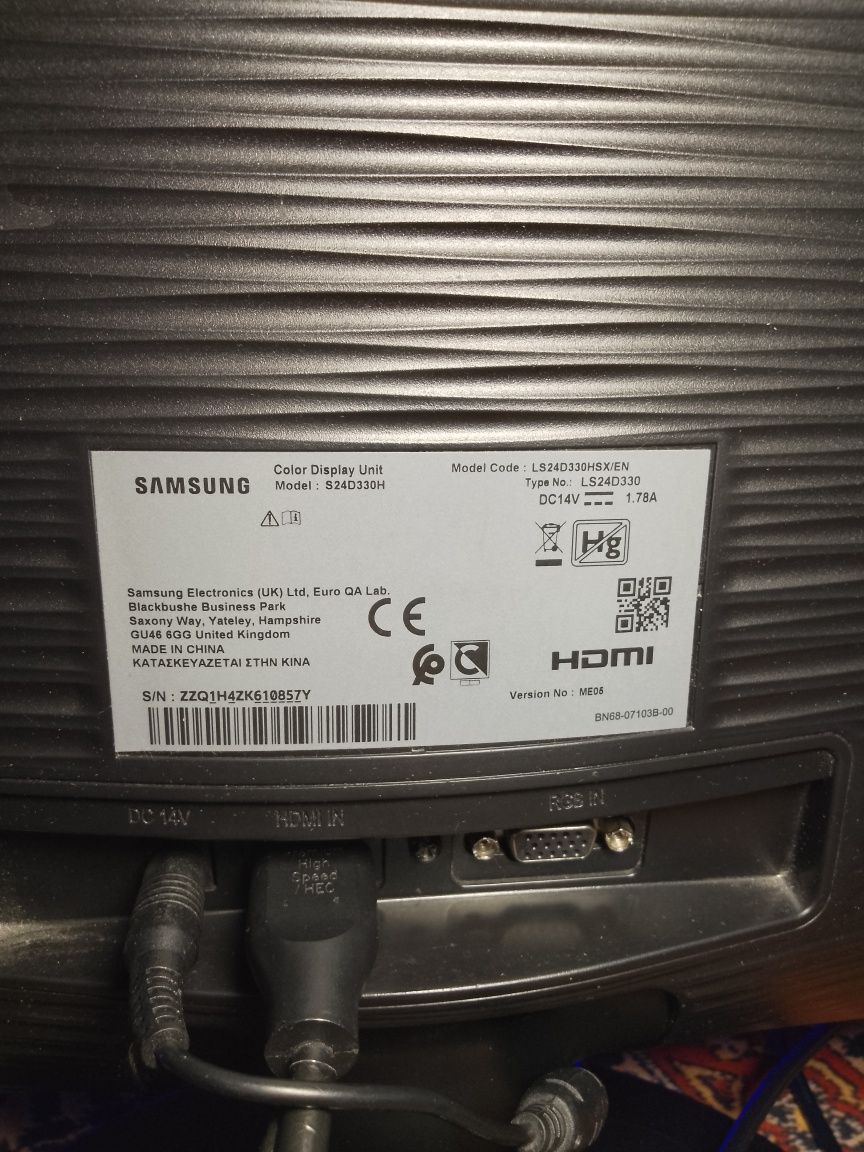 Monitor gamingowy Samsung S24D330H HDM okazja I