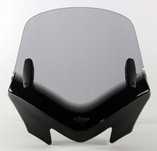 viseira universal para motos naked - vidro frontal de proteçao