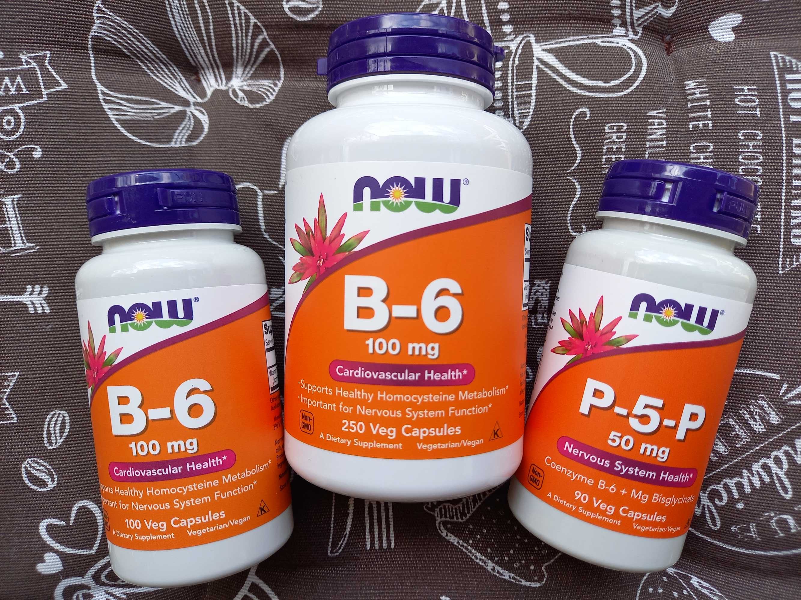 Now Foods P-5-P р5р магний магній В6 вітамін витамин В-6 пиродоксин
