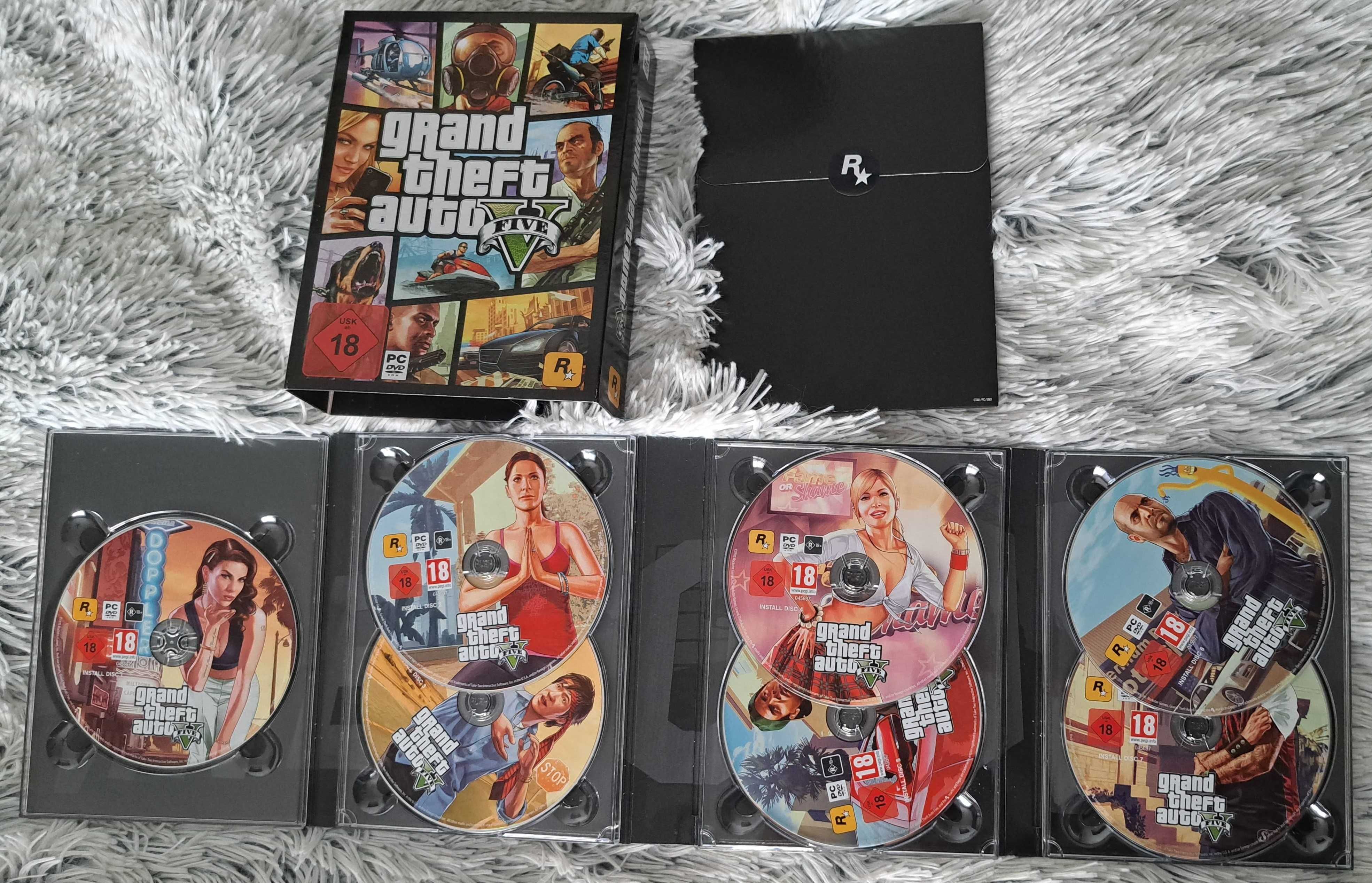 GTA V gta 5 box pudełko po grze