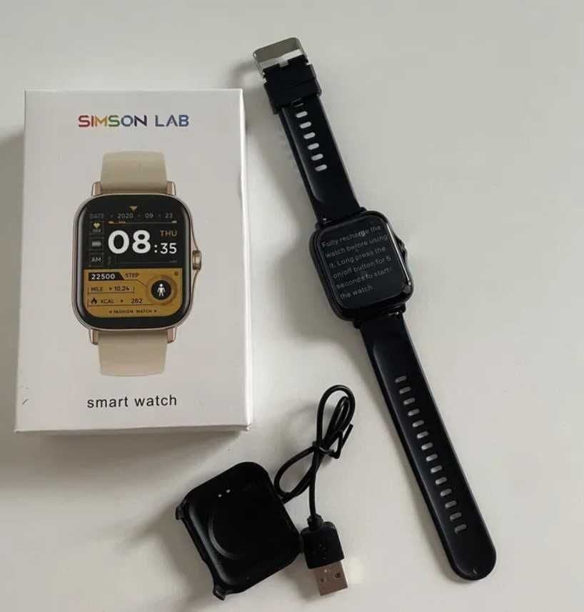 Женские смарт часы smart watch android/ios мат серебро
