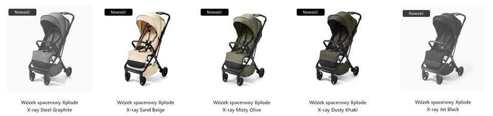 Wózek spacerowy future design X-ray lub X-Ray Pro  promocja facebook