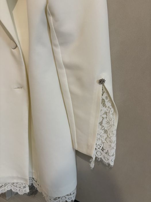 Сукня-піджак, молочного кольору