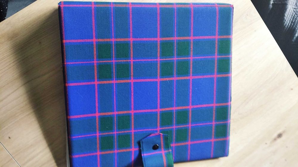 Etui segregator na płyty winylowe vintage