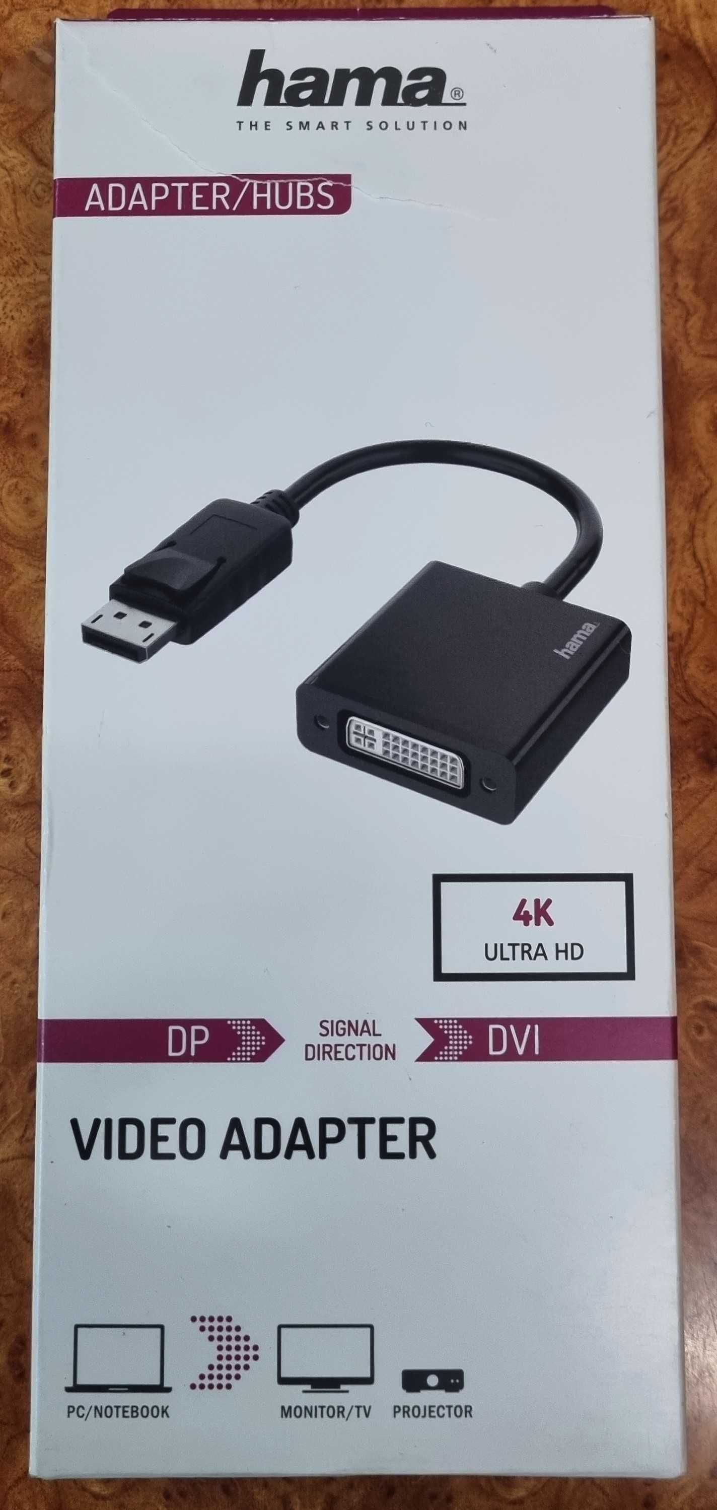 Video adapter DP/DVI nowy