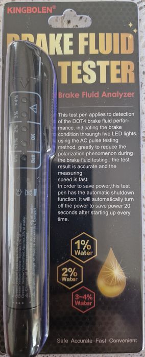Miernik zawartości wody / tester płynu hamulcowego