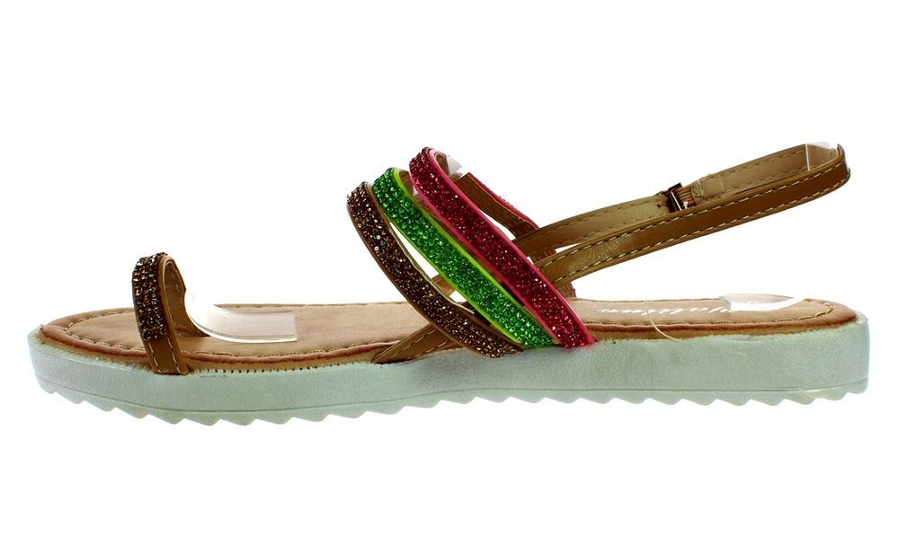 Rozmiar: 39 Sandały Japonki Buty Damskie Kolorowe 6011