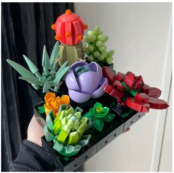 Klocki Sukulenty Botaniczna Kolekcja Konstrukcyjne 771 elementów