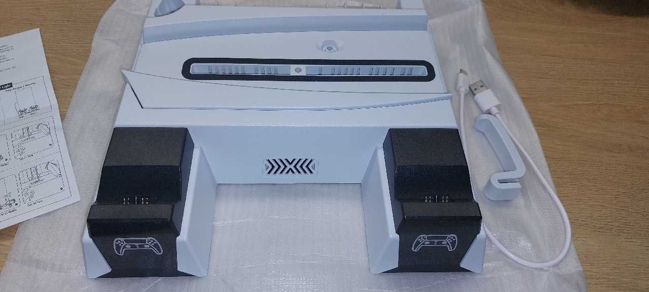 Podstawka chłodząca do PlayStation 5 ładowarka 4in1