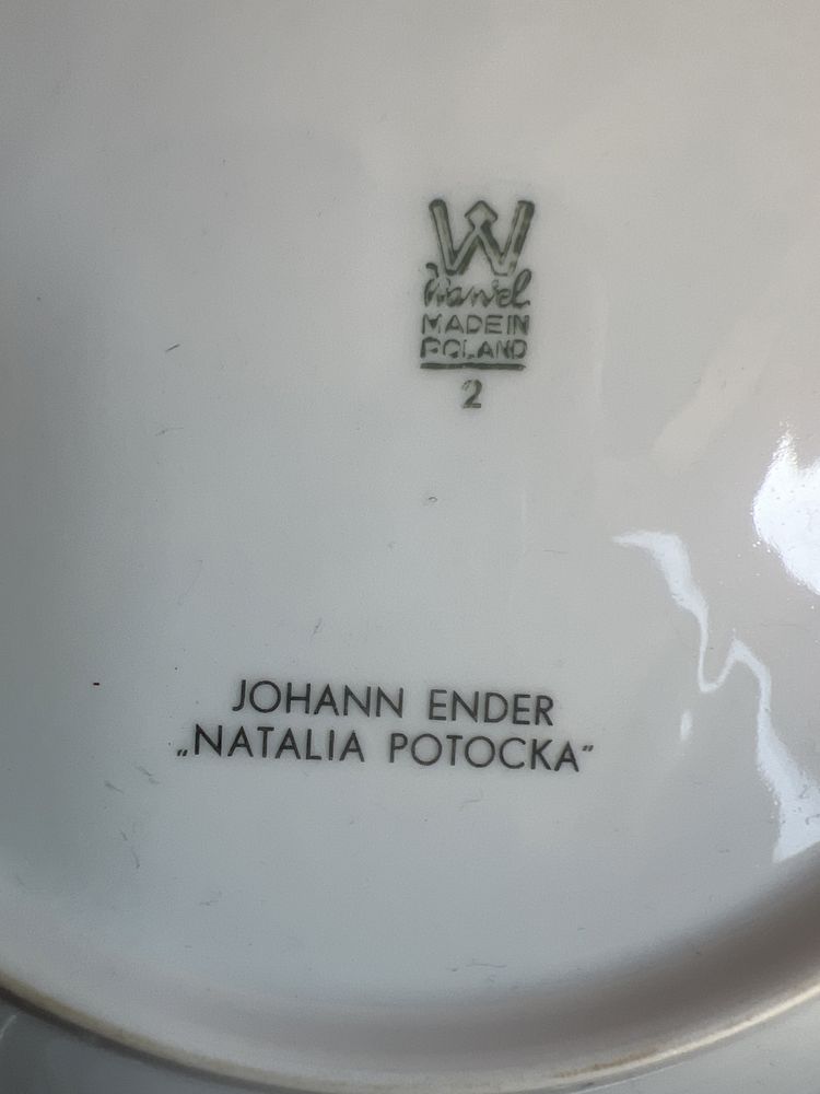 Sprzedam talerz porcelanowy z wizerunkiem Natalii Potockiej, Wawel