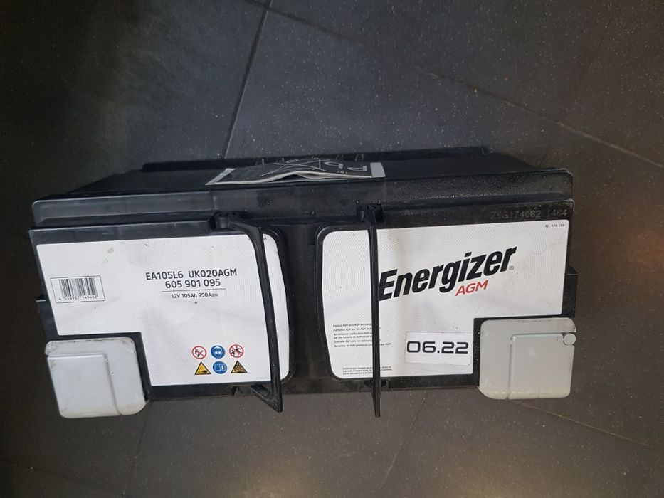 ОРИГИНАЛЬНЫЙ аккумулятор Energizer 105 Ah, AGM