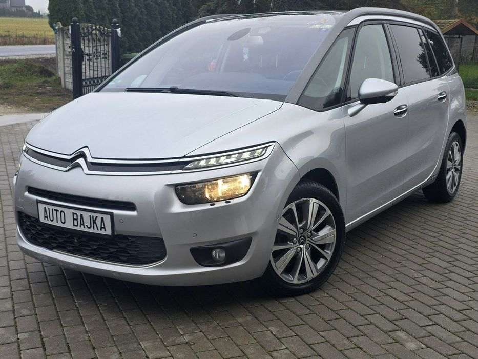 Citroën C4 Grand Picasso 1.6 115PS Led Navi Kamera Cofania EXCLUSIVE 7 Osobowy Gwarancja
