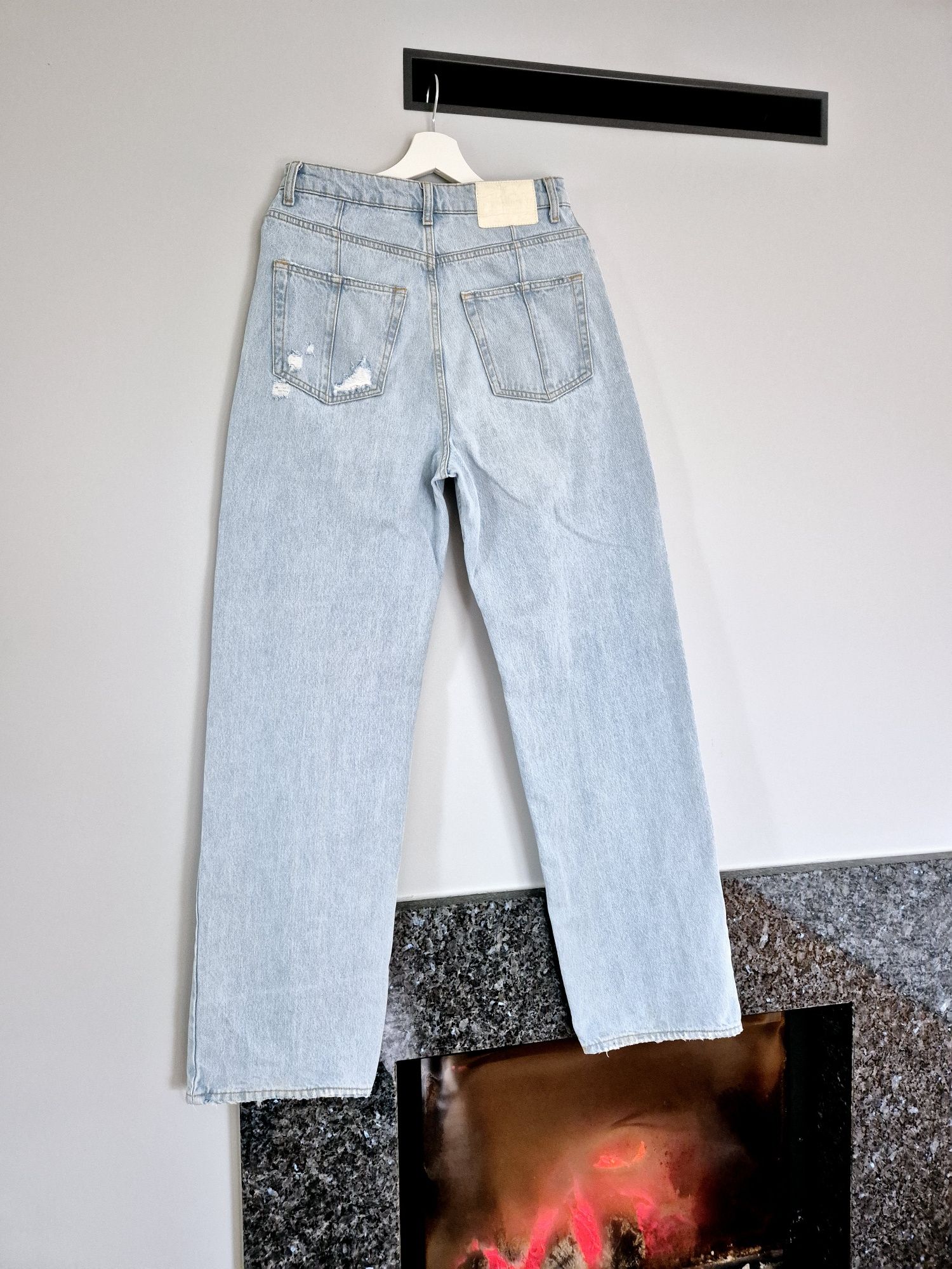 Jeansy 38 M PULL&BEAR spodnie jeansowe dżinsy dżinsowe straight leg