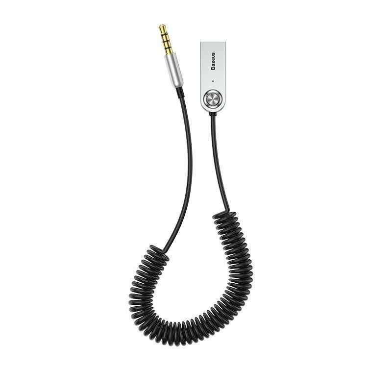 Baseus Bluetooth 5.0 Адаптер AUX USB с Микрофоном для Авто Гарантия!