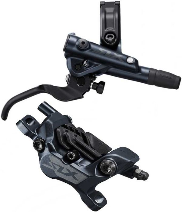 Zestaw hamulca tarczowego SHIMANO M7120, 1700mm tylni okł metaliczne