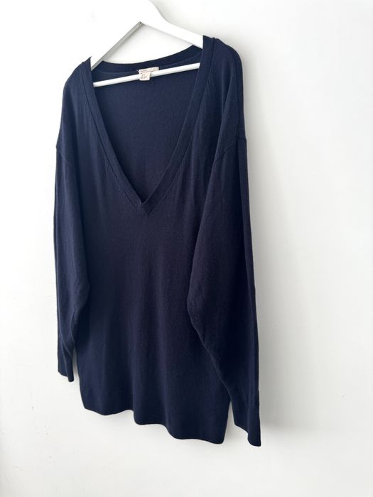 H&M wełniany sweter oversize Kaszmir