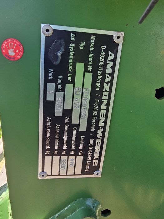 Siewnik do kukurydzy Amazone ED -452