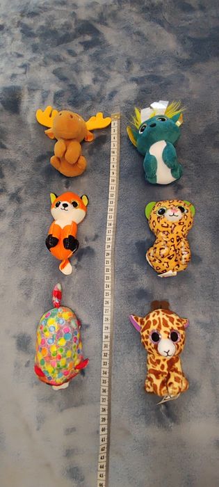 М'які іграшки макдональдс тіні тай звірі цумцум глазастики хеппі міл