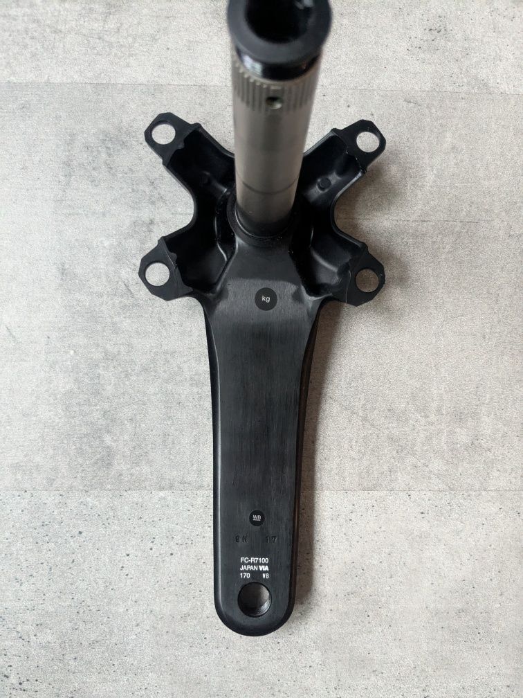 Korba Shimano 105 FC-R7100, 170mm prawie ramie