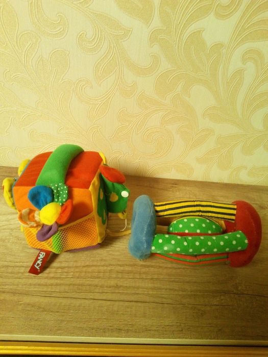 Развивайка мягкий кубик Fancy