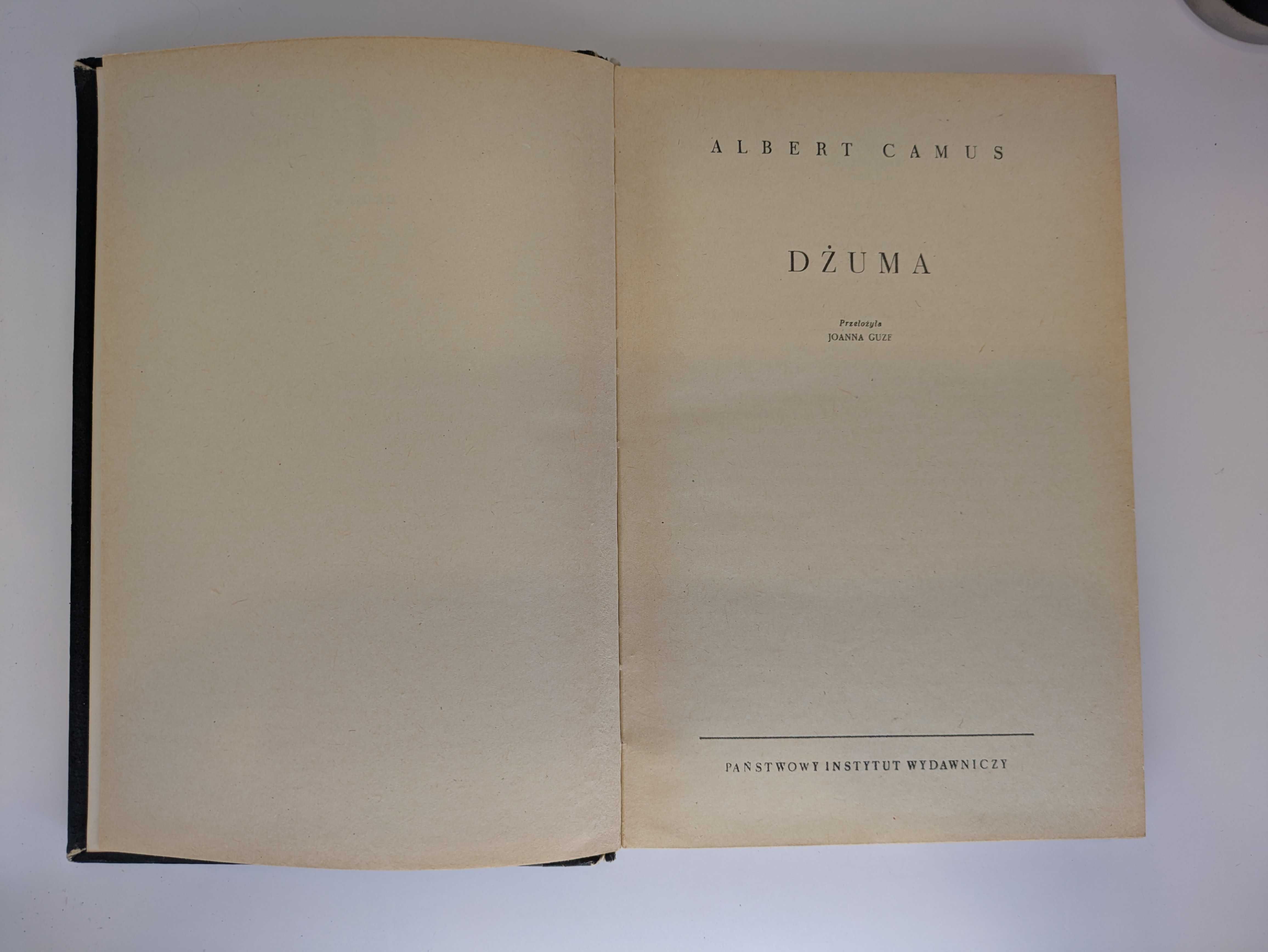 Dżuma – Albert Camus - 1967 r