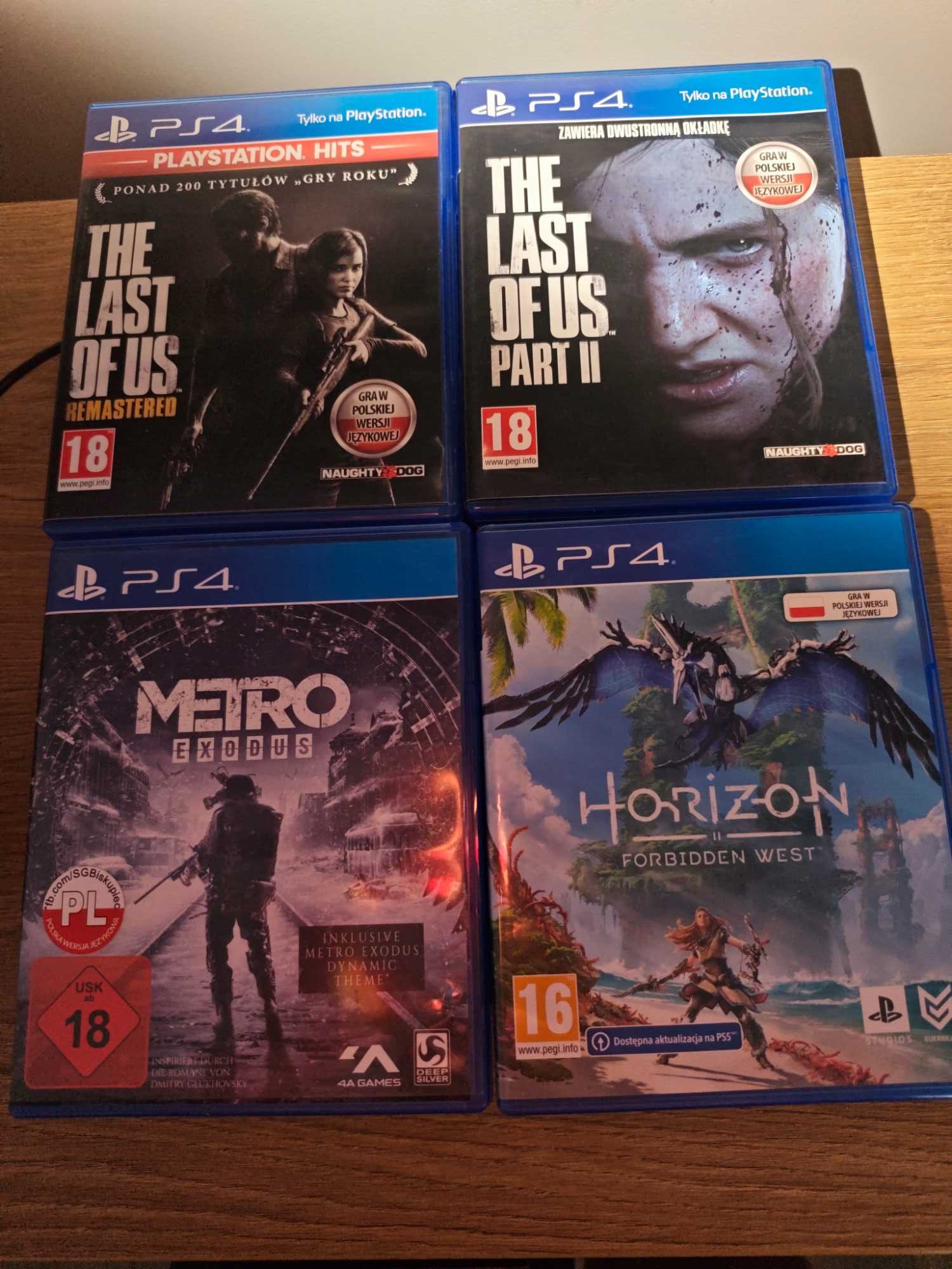 Ps4 Slim 1TB + pad, ładowarka, 4 gry